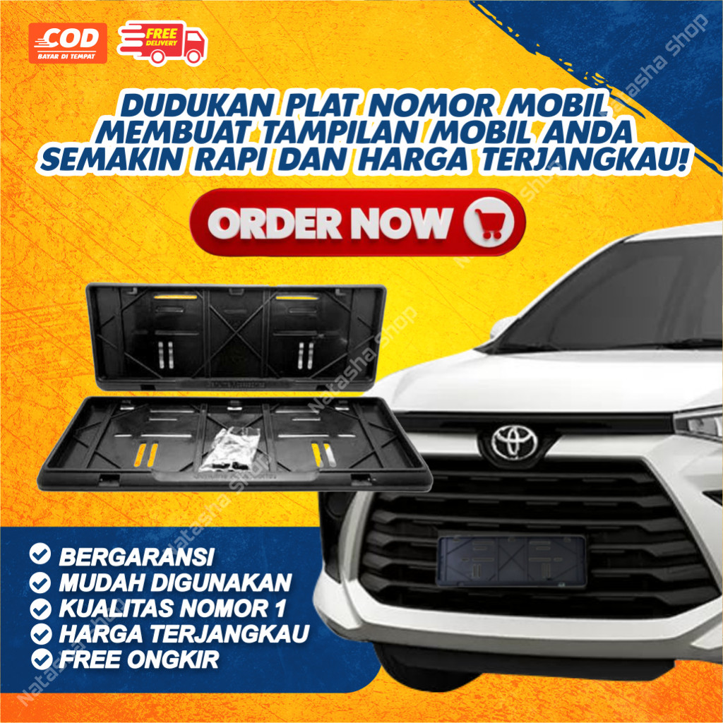 DUDUKAN PLAT NOMOR MOBIL TATAKAN PLAT NOMOR COVER PLAT NOMOR MOBIL UNIVERSAL DUDUKAN PLAT AKRILIK
