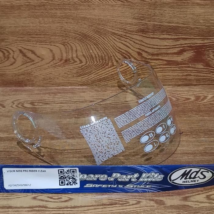 Visor / Kaca Helm Mds Pro Rider & Mds Provent clear original