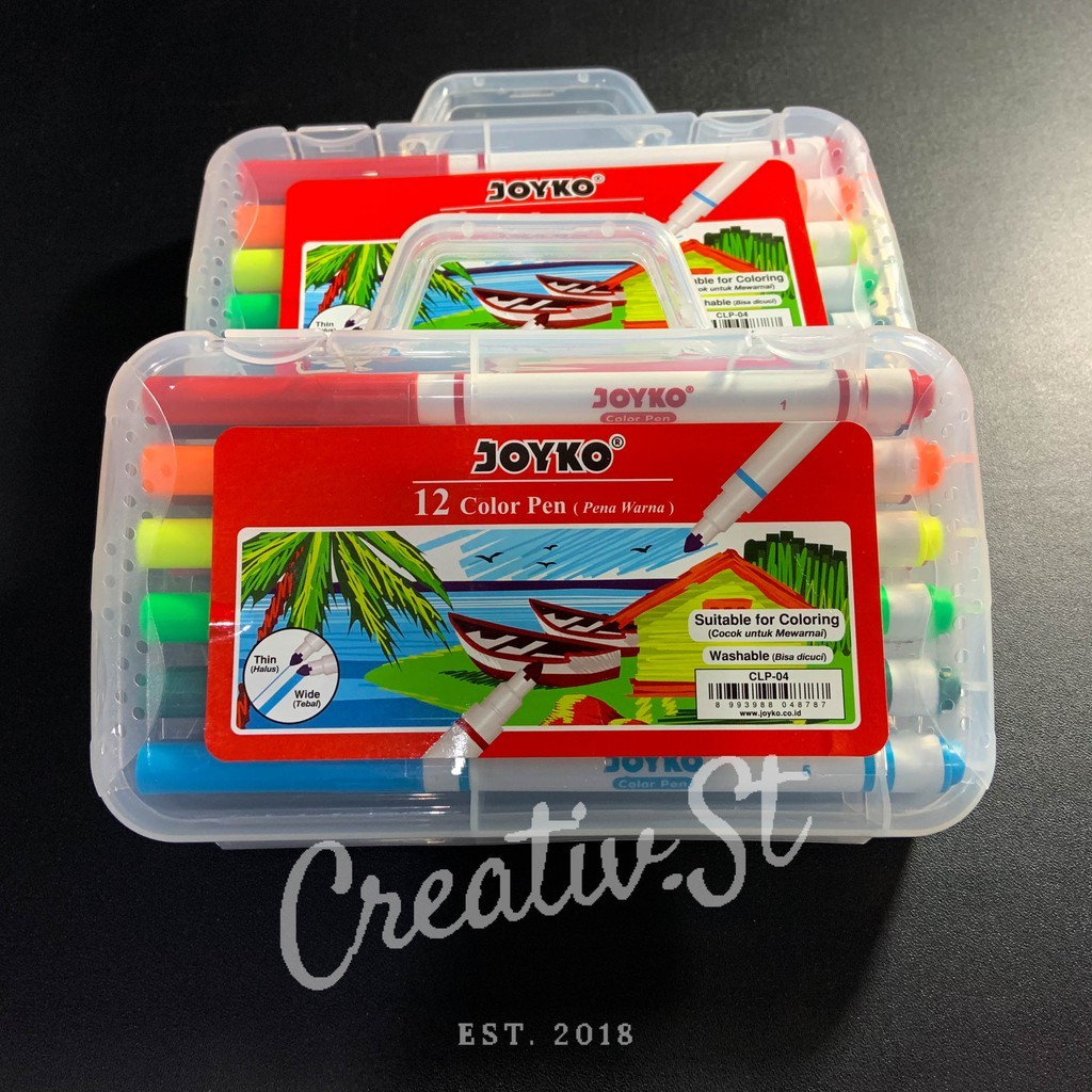 

JOYKO Color Pen Pulpen 12 Warna Clp-04 Spidol Warna