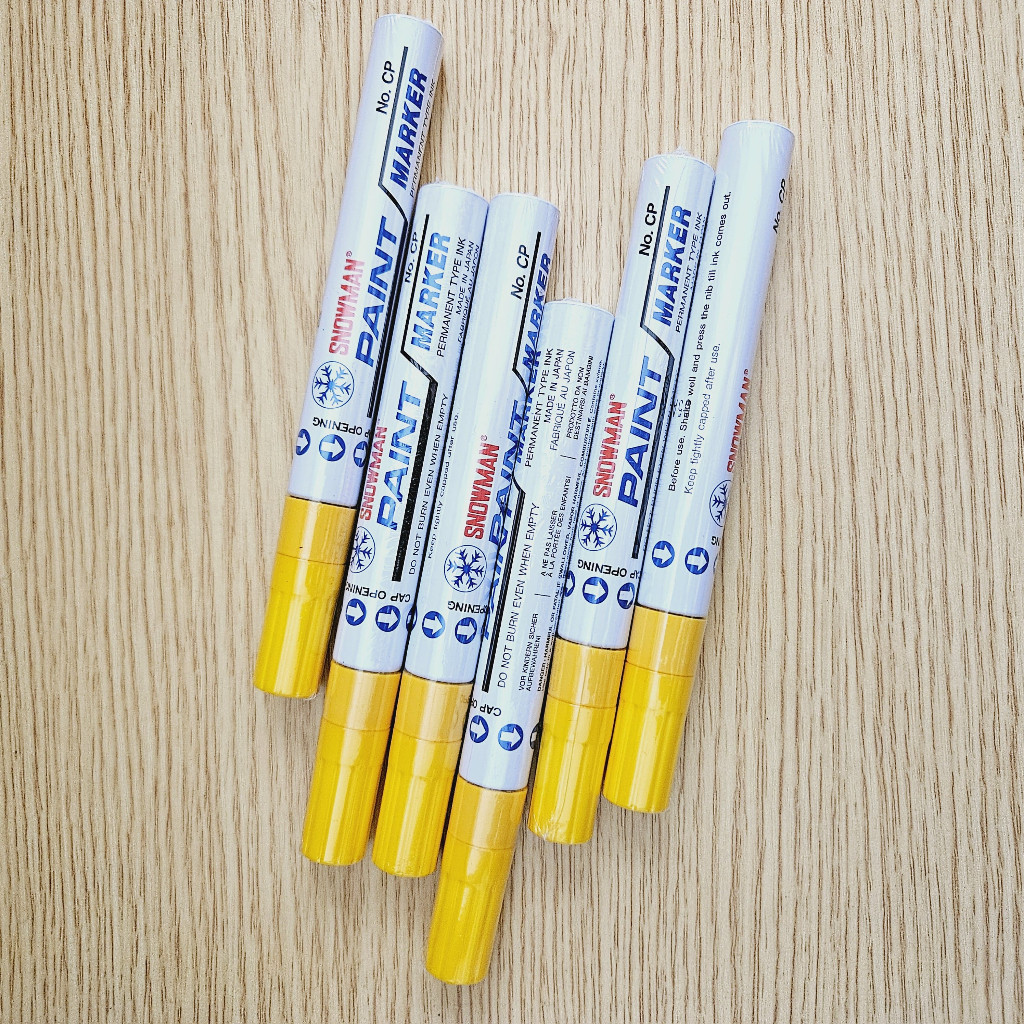 

(12pcs) Spidol Paint Marker Snowman