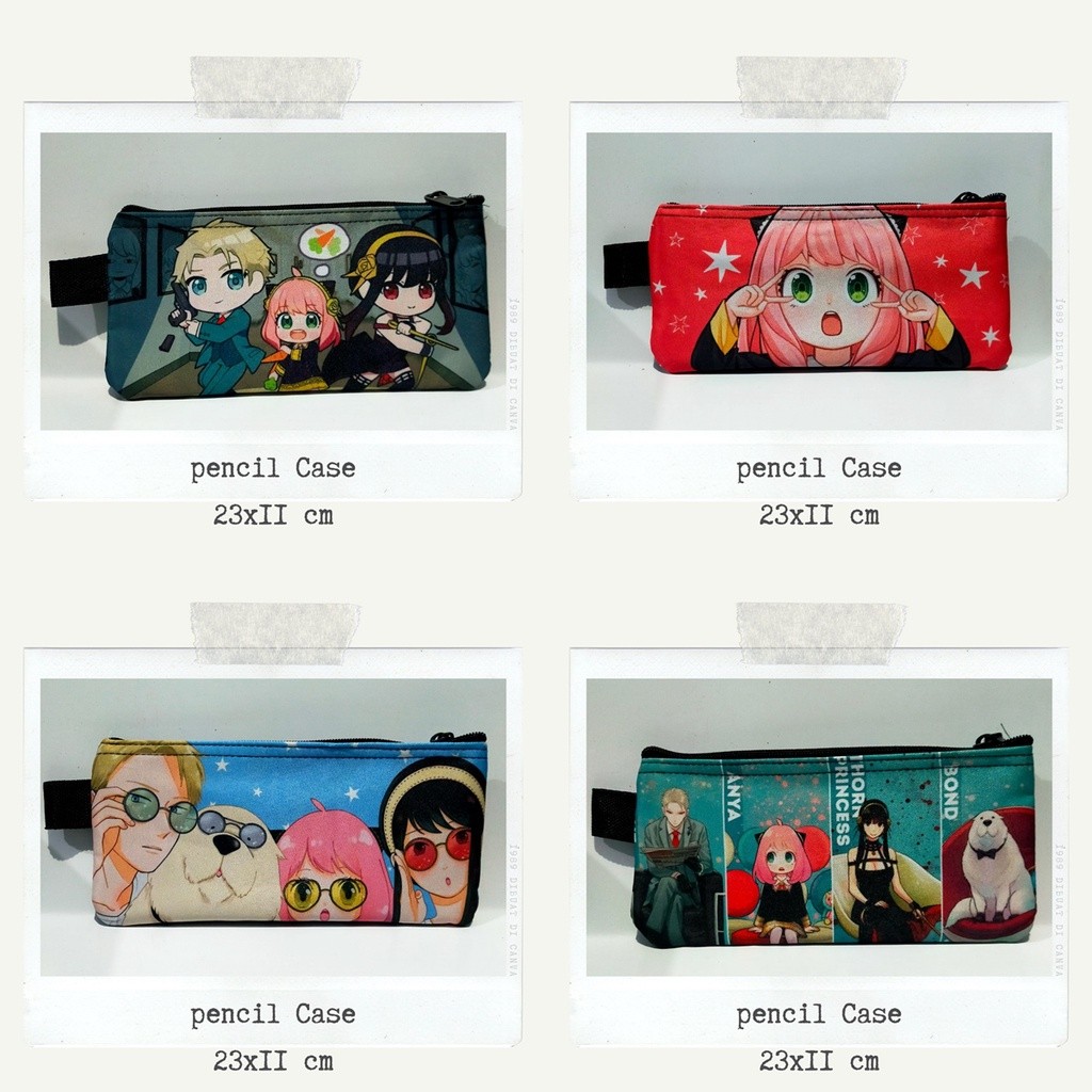 

pencil case / tempat pensil anime spy x family