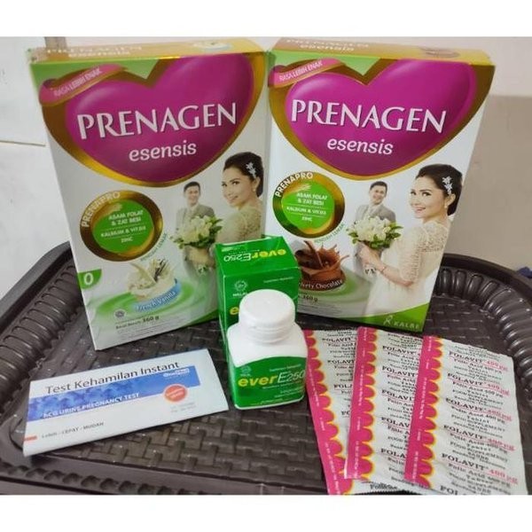 PAKET PROMIL SUAMI ISTRI AMPUH TERLENGKAP - SUSU PROMIL - VITAMIN E - ASAM FOLAT - FREE TESPEK