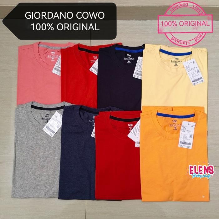 BEST SELLER Kaos Giordano pria Original 100%