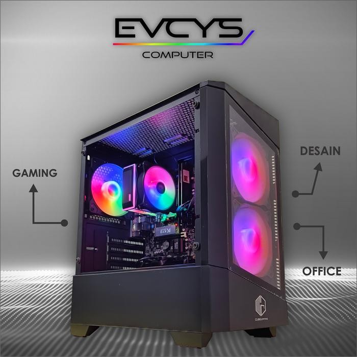 PC Gaming & Design & Office RYZEN 5 5600G RAM 16GB FULLSET