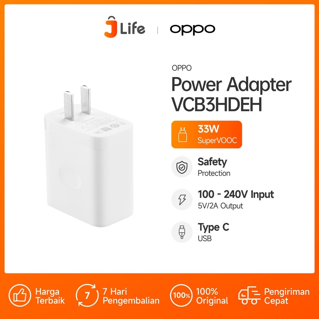 Jlife - POWER ADAPTER SUPERVOOC 33W VCB3HDEH
