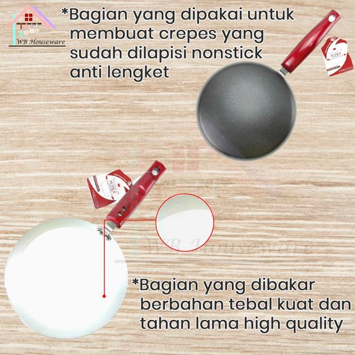 Terlaris- Crepes Maker 22Cm / Crepes Pan Anti Lengket Supra