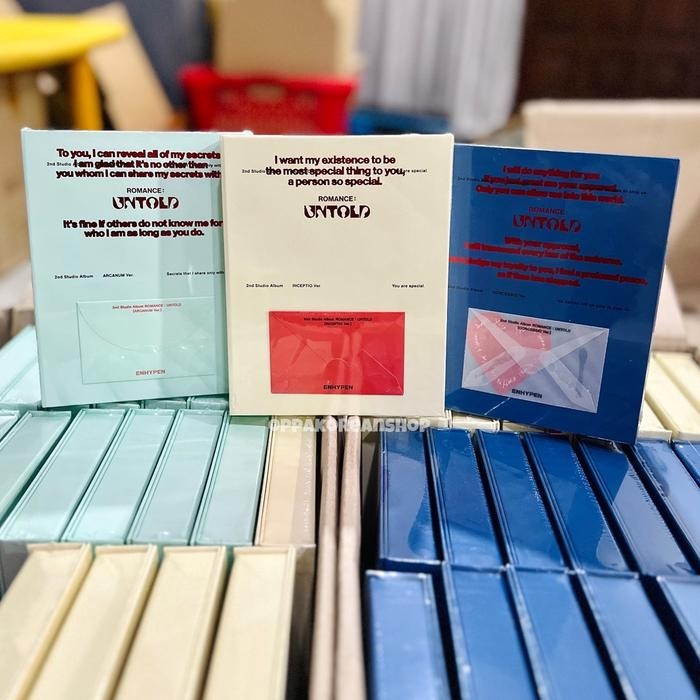 

[READY] ENHYPEN - 2nd Album ROMANCE : UNTOLD Inceptio / Arcanum / Concessio