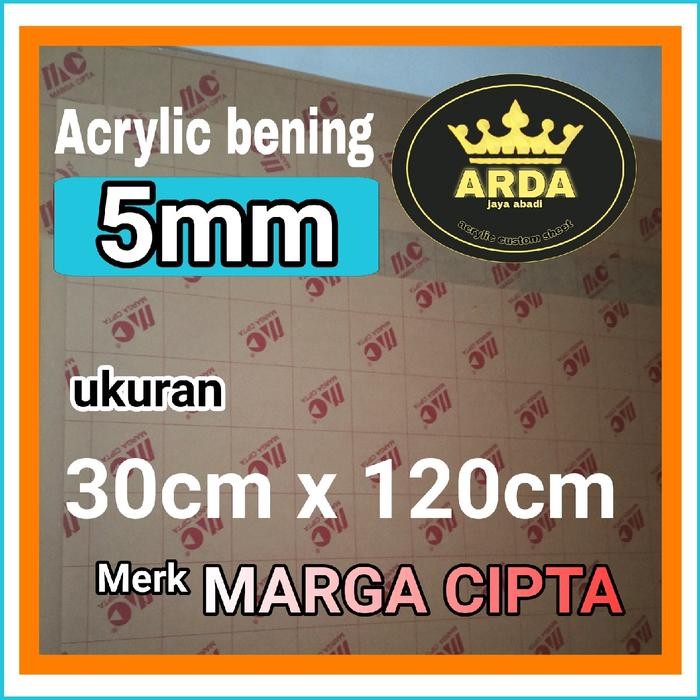 

Akrilik bening 5mm 30 x 120 acrylic clear marga cipta lembaran mika ready stok akrilik termurah
