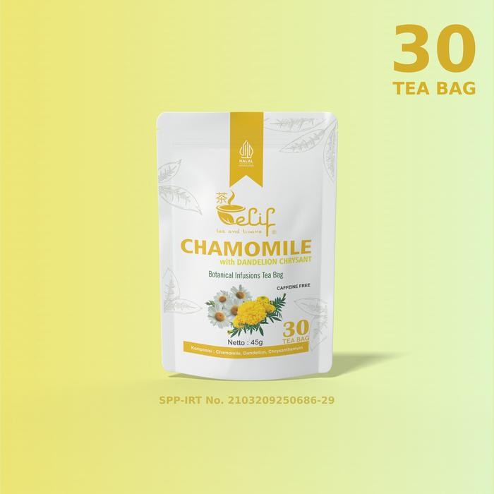 

Chamomile Dandelion Chrysanthemum Herbal Tea (2g x 30 Tea Bag)