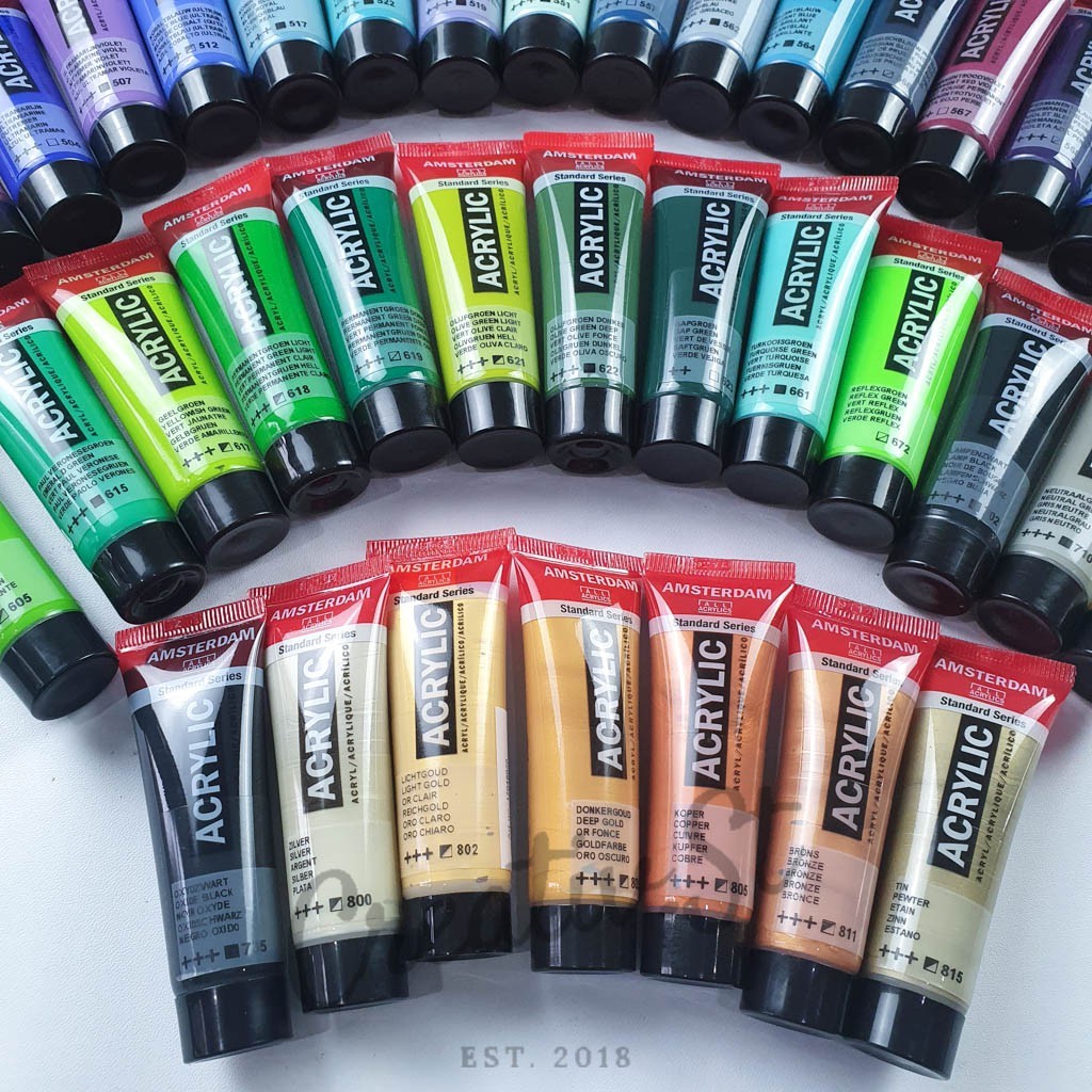 

Amsterdam Cat Acrylic Paint 20 Ml Cat Akrilik Lukis 20 Ml Part 1 Satuan