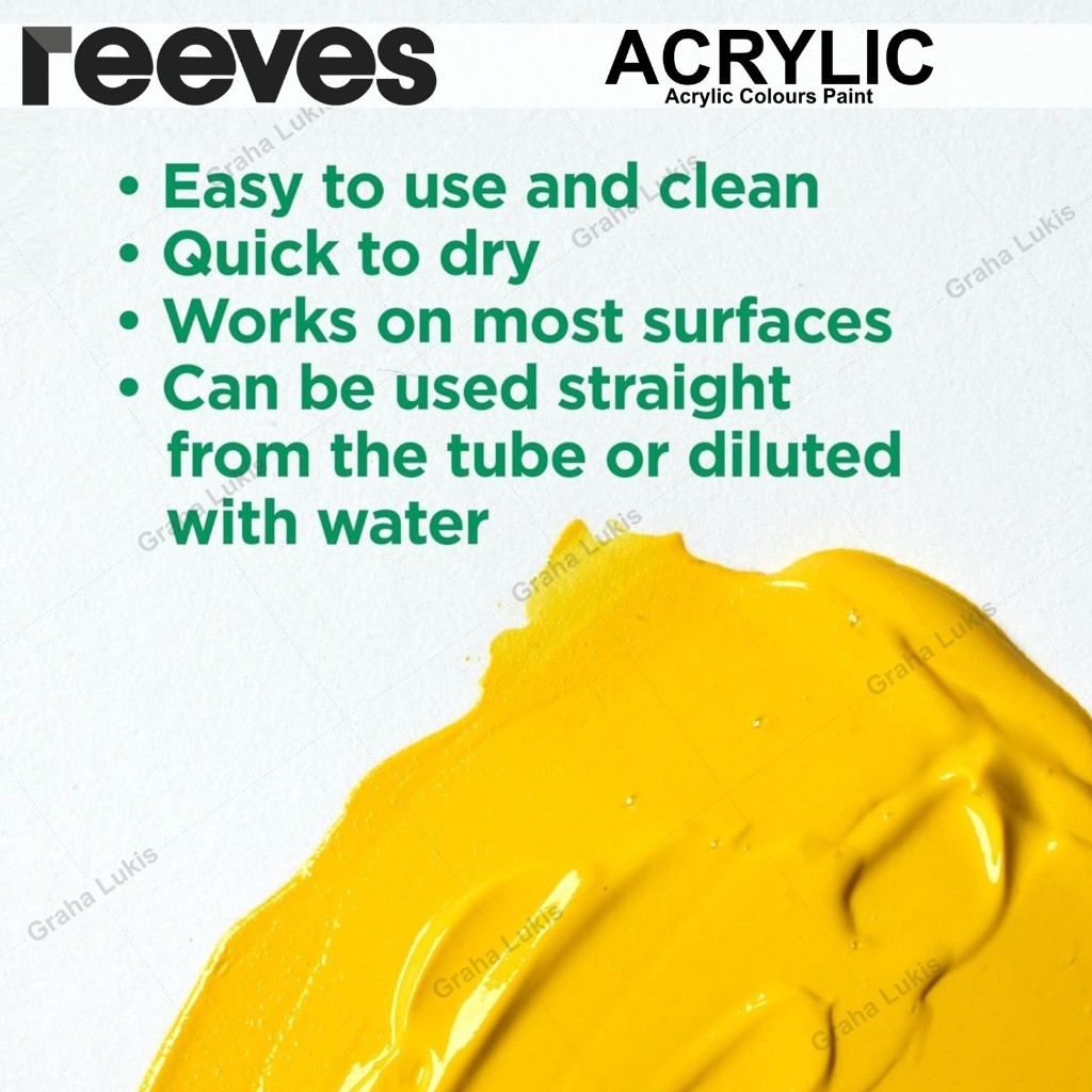 

Reeves Acrylic 200ml Titanium White Tahan Lama