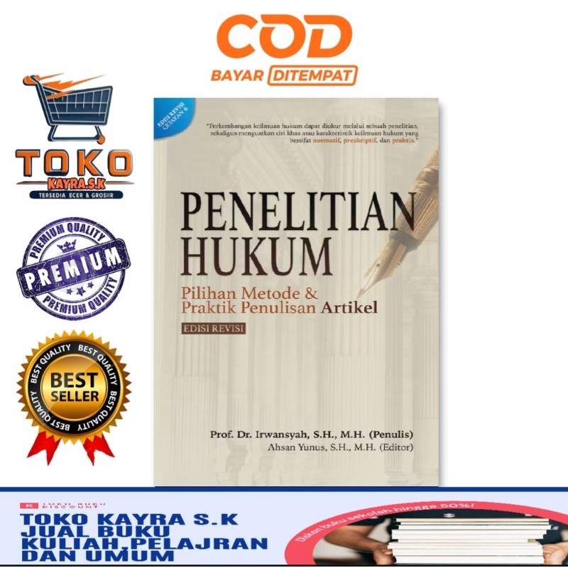 Buku Penelitian Hukum: Pilihan Metode dan Praktik Penulisan Artikel (EDISI REVISI) Terlaris