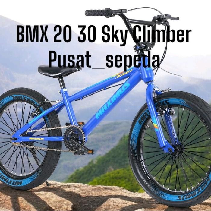 Sepeda Bmx Anak Besar Sd-Dewasa 20 Inch Ban Jumbo 3.0 Fat Tyre Outdoor Gratisongkir