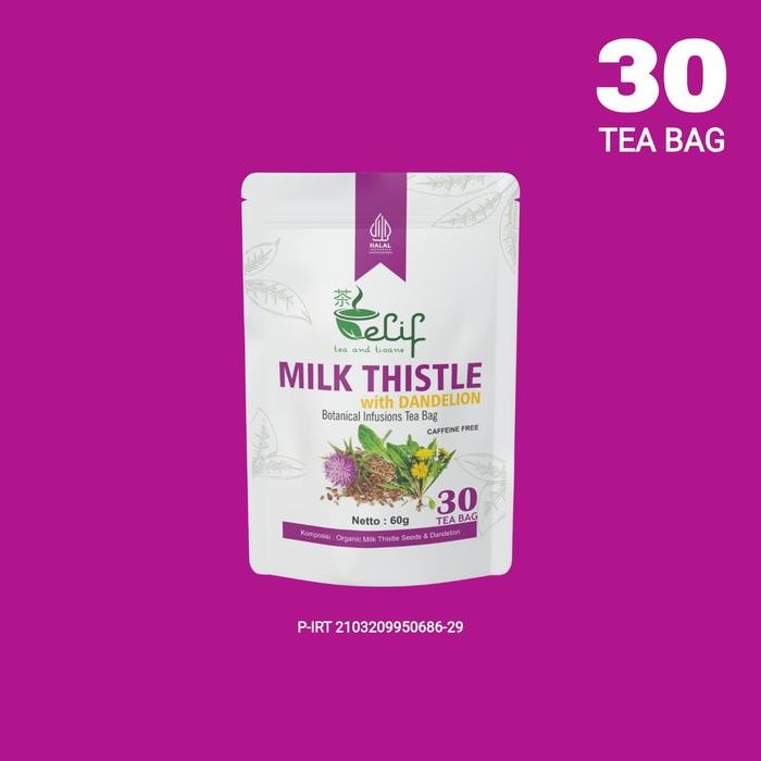 

Milk Thistle Dandelion Tea : Milk Thistle & Dandelion (30 Tea Bag)