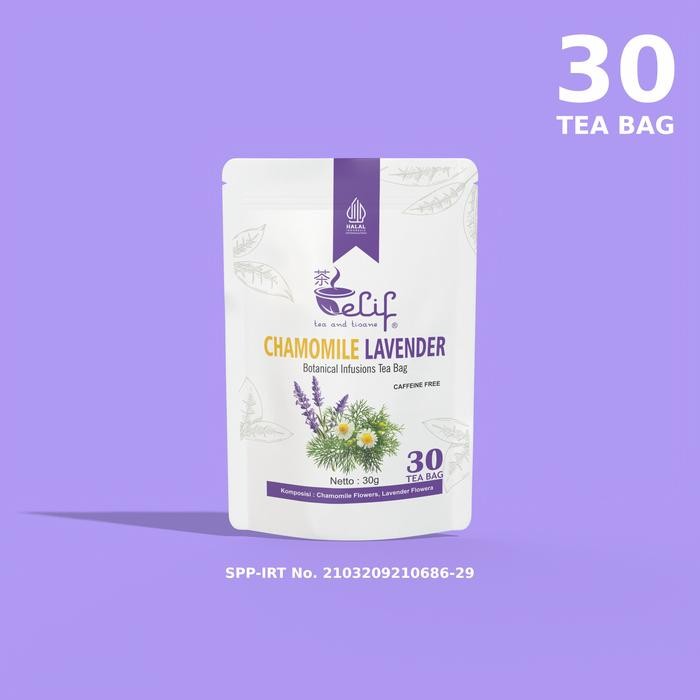 

Chamomile Lavender Tea : Chamomile with Lavender Flower (30 Tea Bag)