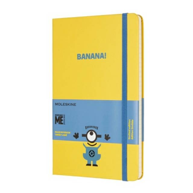 

Moleskine Minion Ruled Notebook Limited Edition 774
