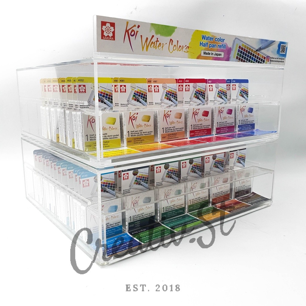 

Sakura Koi Watercolor Half Pan Part 2 Cat Air Padat Refill