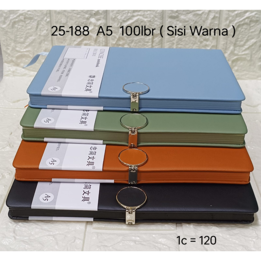 

Buku Agenda Magnet Bulat Sisi Warna A5 Concise Adam 80 Lembar Warna Morandi