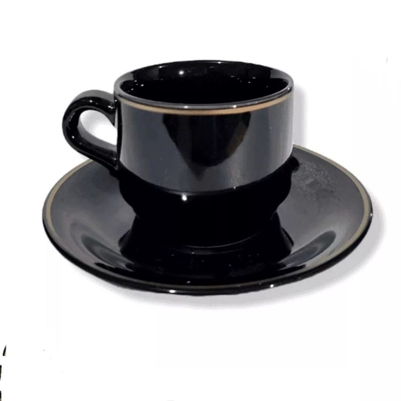 Cangkir Set Keramik Mewah +Tatakan/Cangkir Kopi Aesthetic