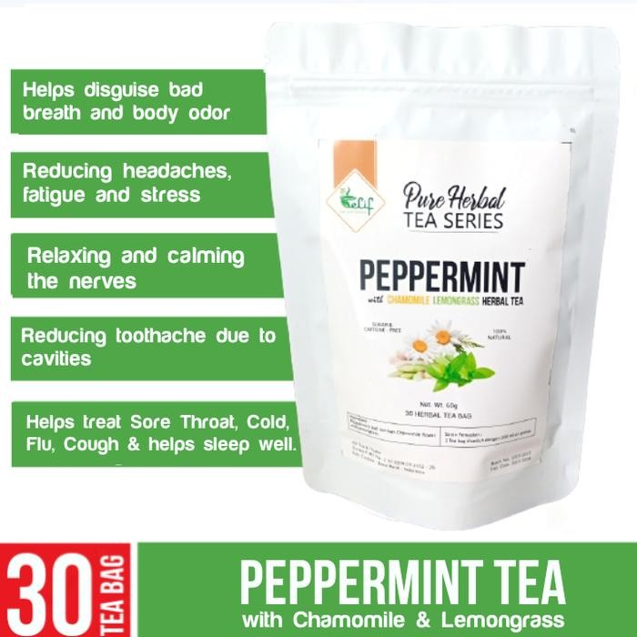 

Peppermint Chamomile Lemongrass Tea : Cold, Cough and Sleep Well (30s)