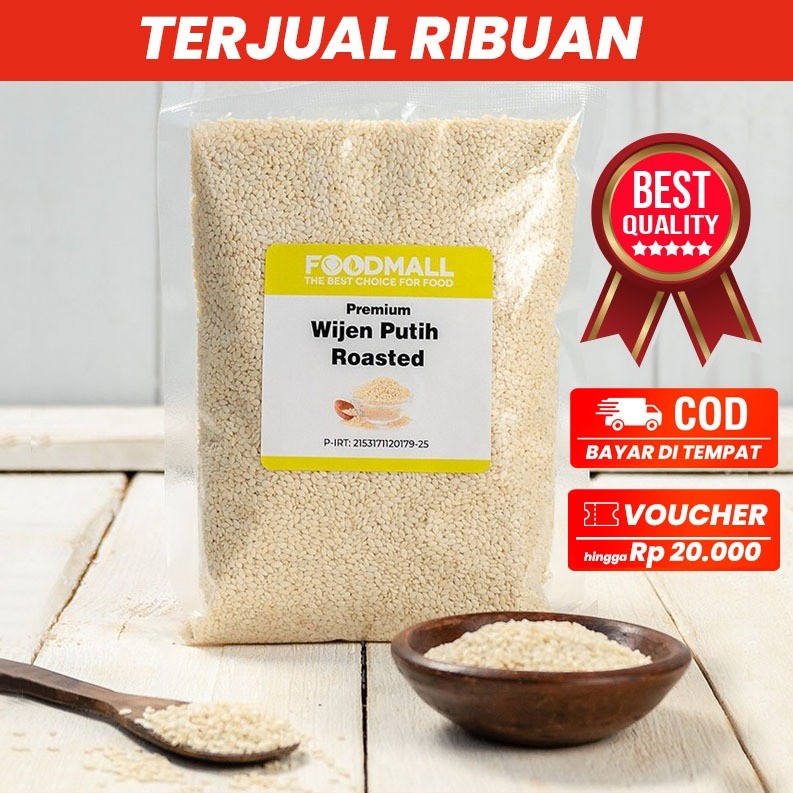 

Wijen Putih PANGGANG 250 GRAM / ROASTED