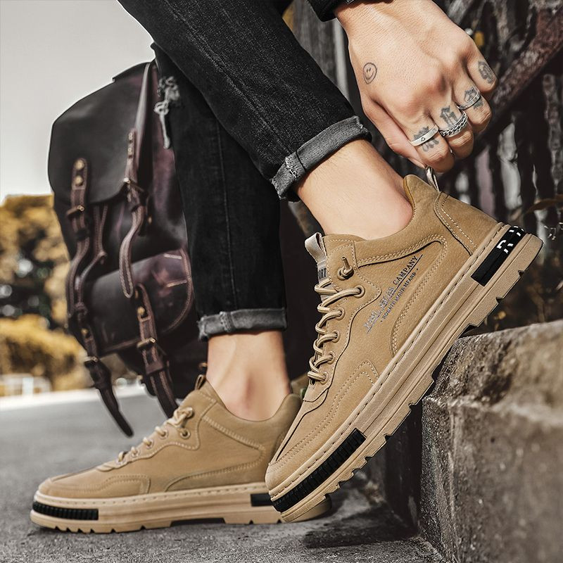 CUCI GUDANG LEEDOO SEPATU PRIA CASUAL MODEL HIGH SEPATU SNEAKERS KULIT SEPATU KULIT KEKINIAN MC448