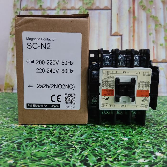 Kontaktor Fuji Electric Scn-2/220V 60A / Kontaktor Fuji Sc-N2 Scn2