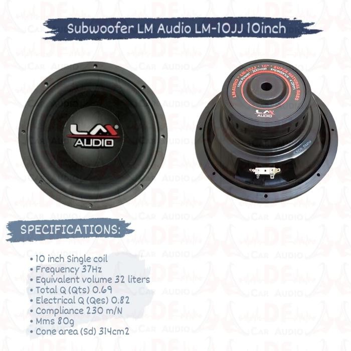 PREMIUM Subwoofer LM AUDIO 10JJ 10inch