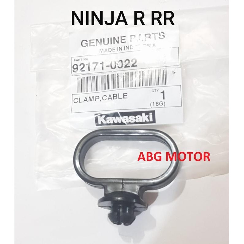 PREMIUM KARET BREKET KLEM GANTUNGAN KABEL SPEEDOMETER NINJA R RR ORIGINAL