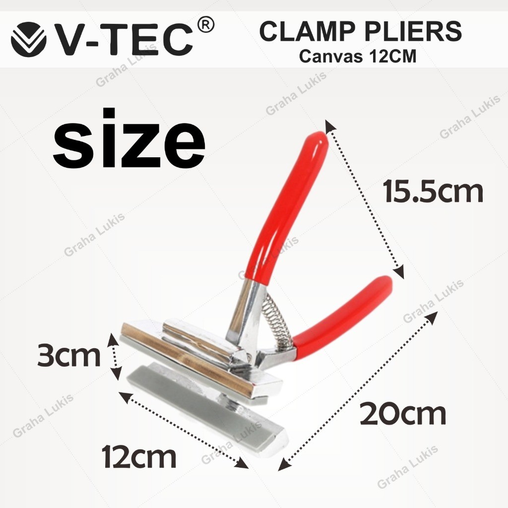 

V-Tec Canvas Clamp Pliers 12cm / Tang Kanvas V-tec