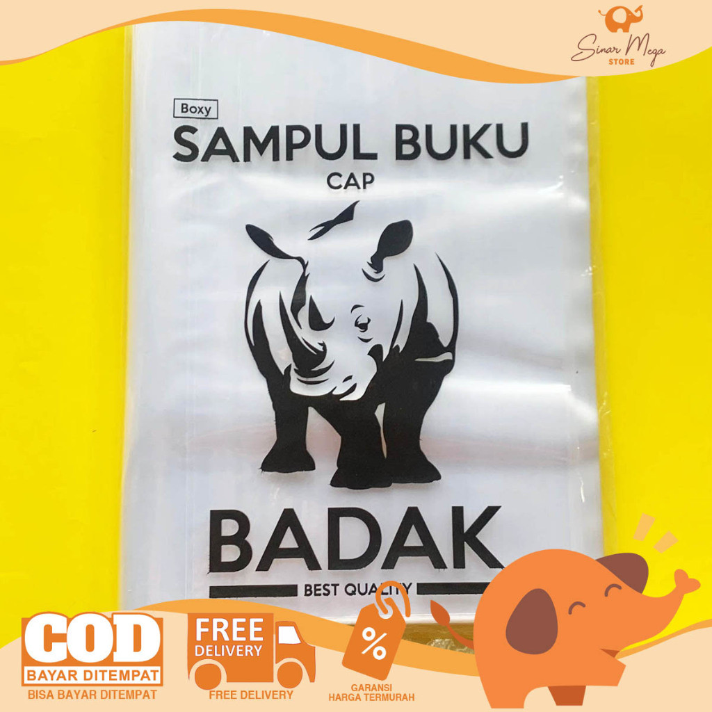 

PER PAK ISI 100 Sampul Plastik Big Boss BADAK / Plastik Sampul Buku Ukuran Buku Big Boss