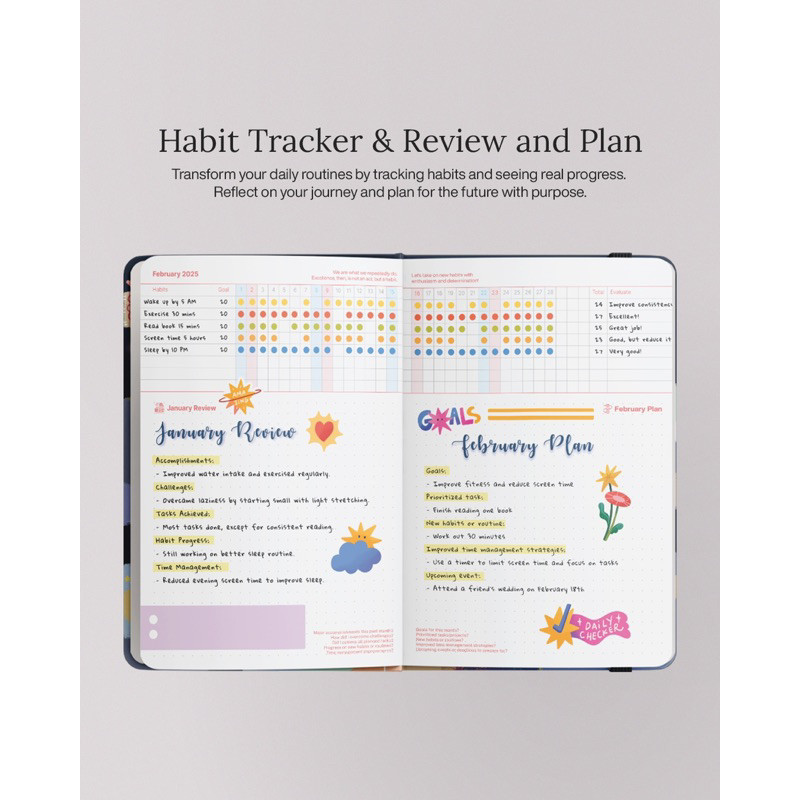 

Planner 2025 Weekly Planner Monthly Planner Life Plan Journal