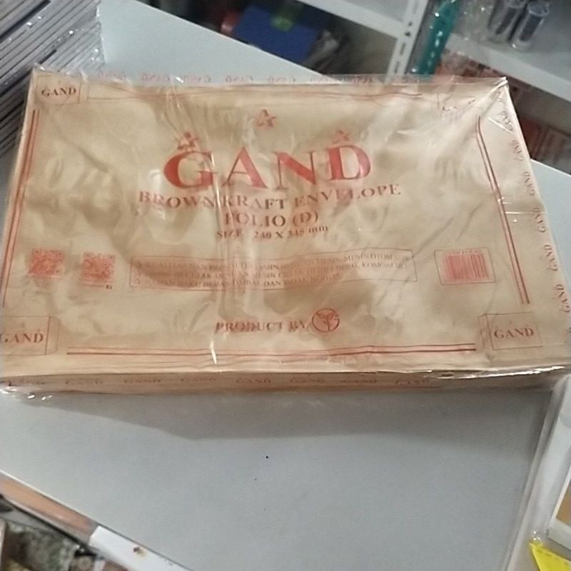 

Amplop Coklat / Samson Besar F4 Folio Gand Non Seal Pack / Pak