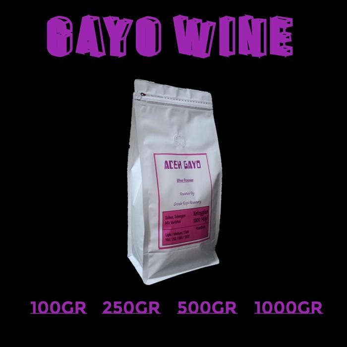 

RoastBean/Bubuk Arabika Gayo Wine 1kg/500gr/250gr/100gr