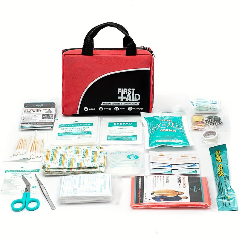 Universal First Aid Kit - Premium First Aid Kit For Home, Car, Travel, Office, Sports, Hiking,
