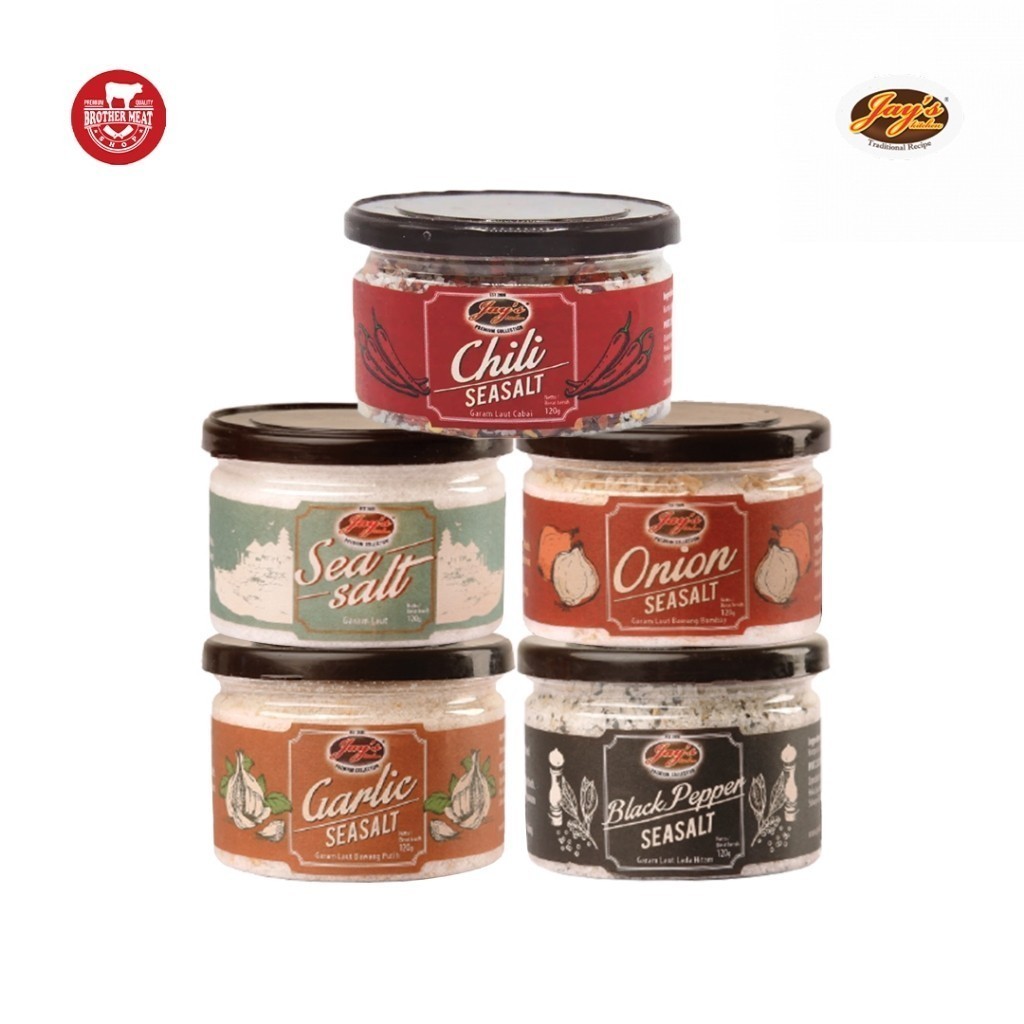 

Jay's Kitchen Sea Salt Seasoning 120gr, Garam Laut Alami