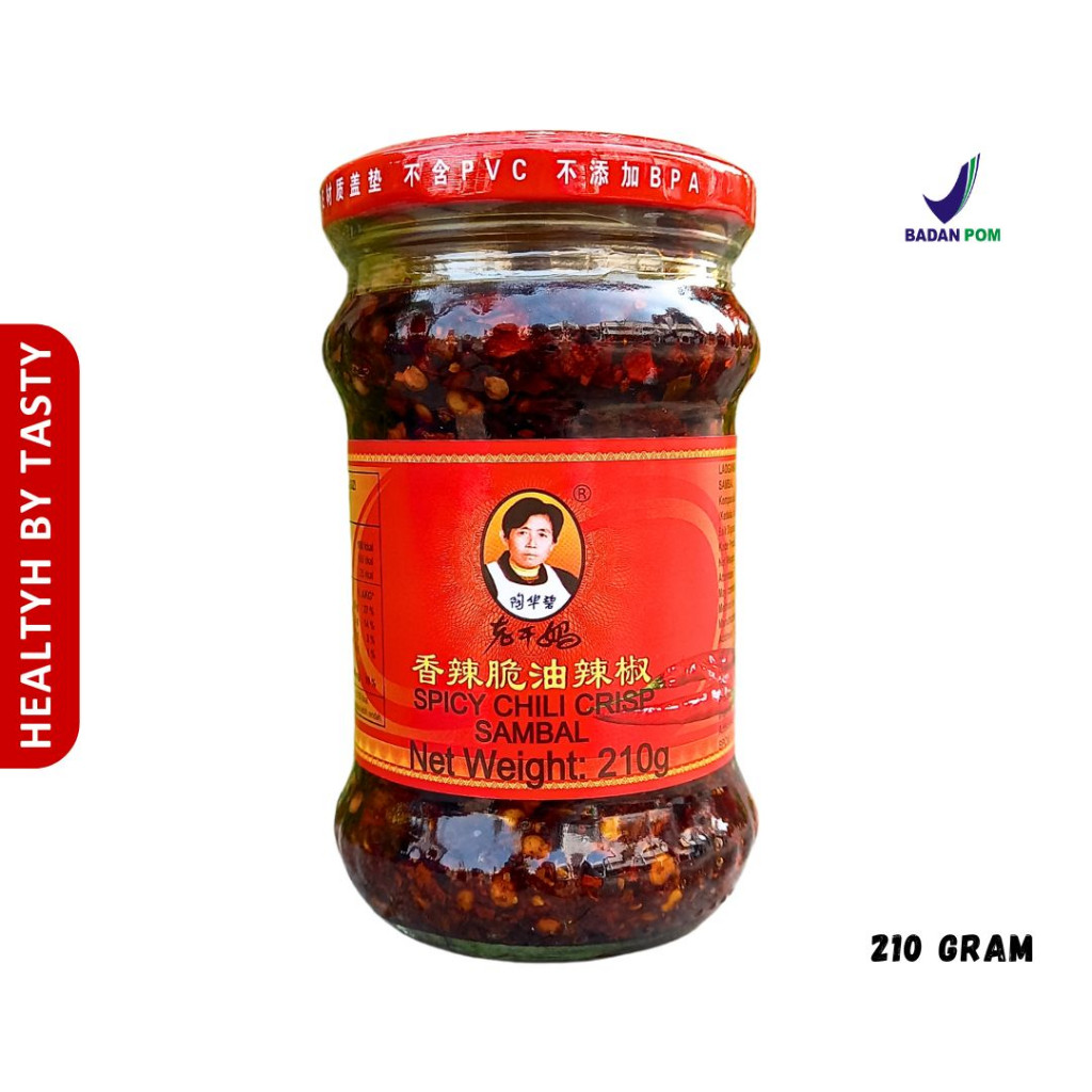 

Lao Gan Ma Spicy Chili Crispy Sambel 210 g