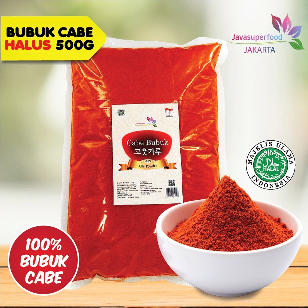 

Bubuk Cabe Halus Repack / Chili Powder Repack 500g