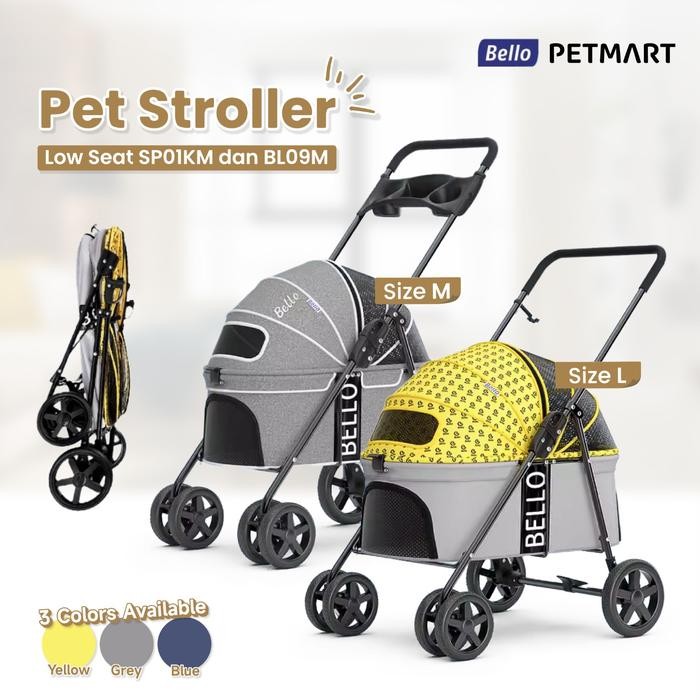 BELLO Pet Stroller Low Seat