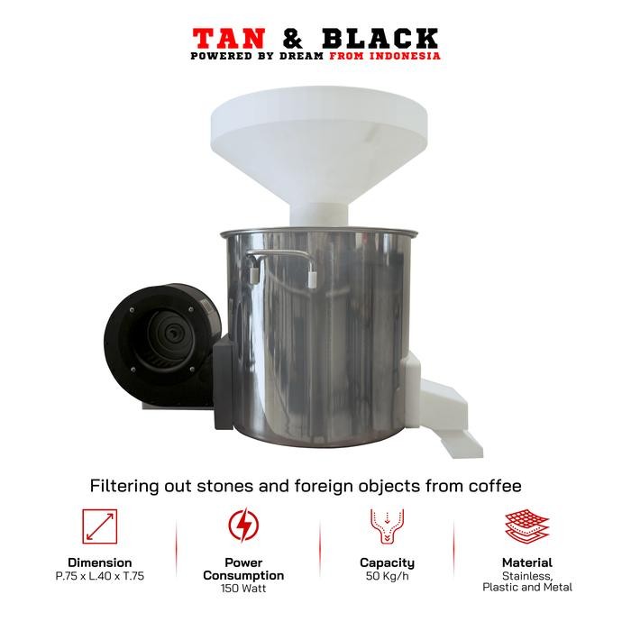 

Destoner Kopi Kapasitas 50Kg - Tan&Black Destoner Terlaris