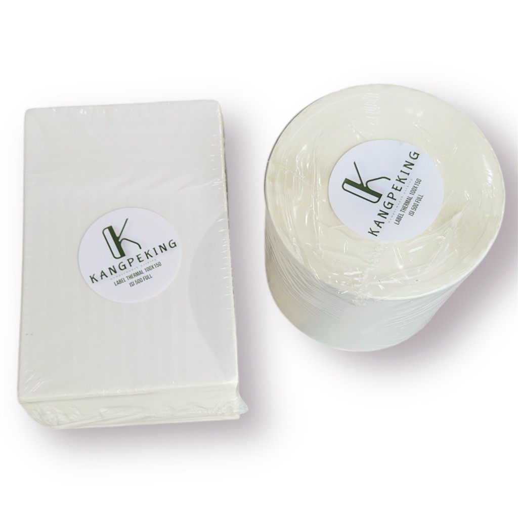 

Kertas Thermal Label Barcode 500 Pcs Ukuran A6 100 X 150 Mm WE!!