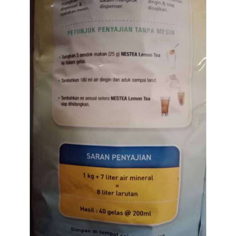 

WHYN!! 1 kg Nestea Lemon Tea by Nestle Professional Original