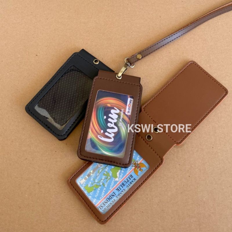 

ID Card Holder Magnet Flip 2 sisi model Terbaru MM1 WE!!!