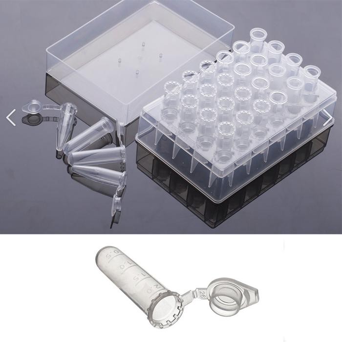 PCR Tube 500pcs Eppendorf Tube 2ml Centrifuge Tube Sample Cup