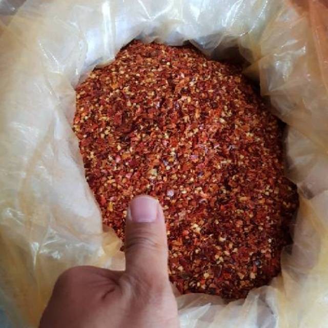 

Chili flake (L) 1kg / cabe kasar (L) 1kg