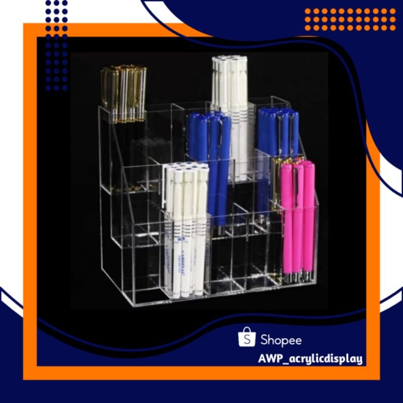 

Tempat Pensil Pulpen Akrilik / Pen Holder terbaru WE!!!