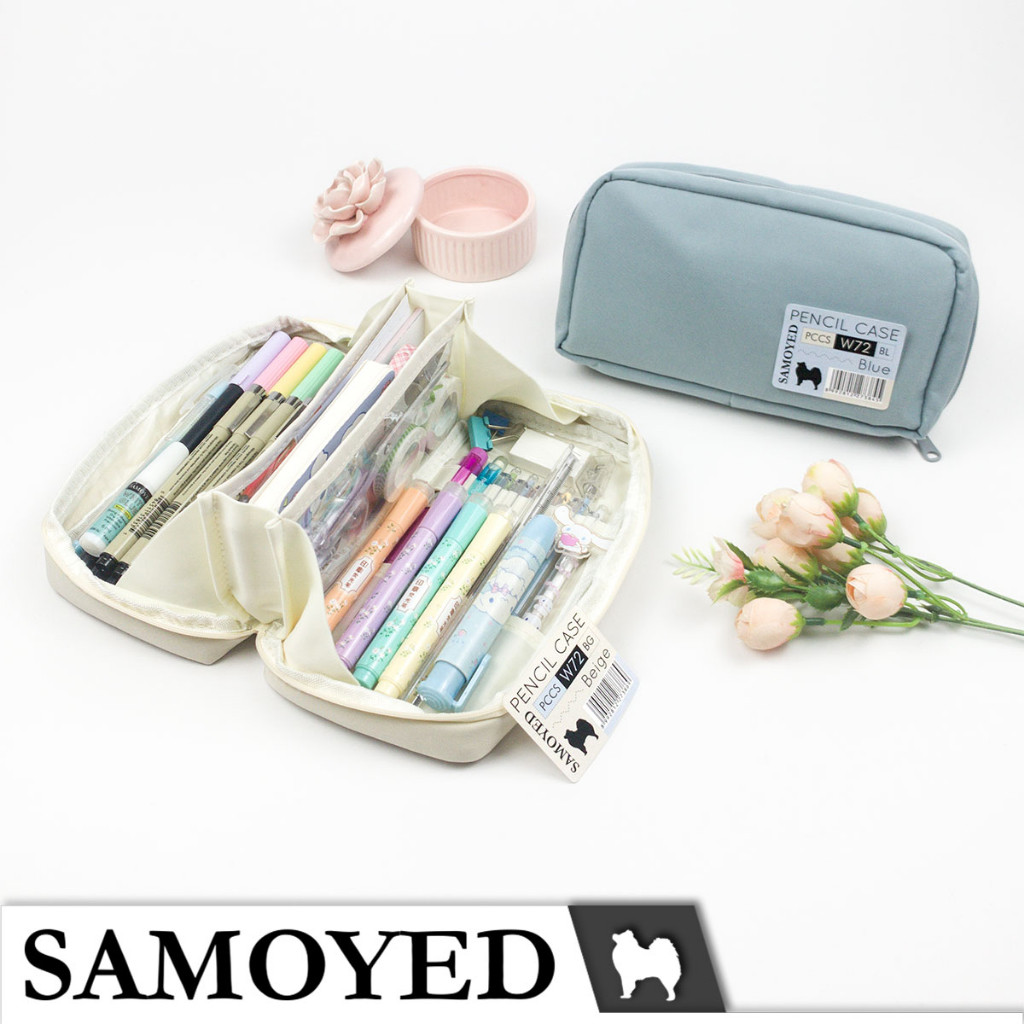 

SAMOYED PCCS-W72 Tempat / Kotak Pensil / Alat Tulis / Kosmetik / Dompet Kain / Stationery / Pencil /