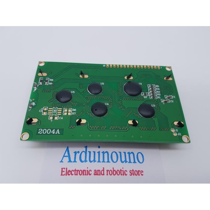 lcd character 2004 20x4 20*4 4x20 4*20 white backlight display putih