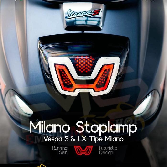 Lampu Stop LED Vespa LX 125 S LX125 I Get Stoplamp Virtu