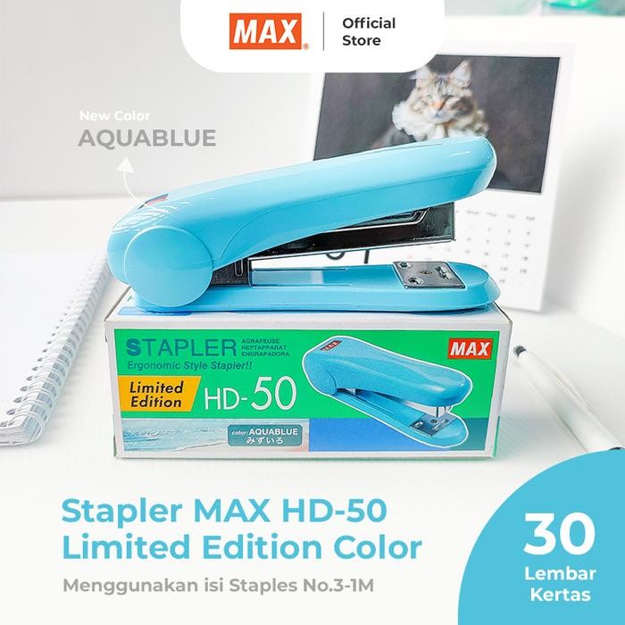 

No Na - New Product! Max Stapler Hd-50N Pastel Series / Stapler Besar